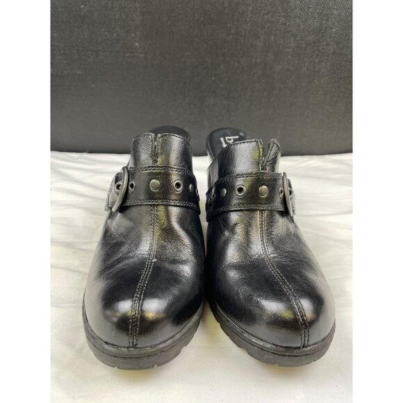 BOC Born Concepts Women's Black Shoes/Slide on Clogs Heel 3.75" Sz 8 SKU 3411 - Picture 2 of 7